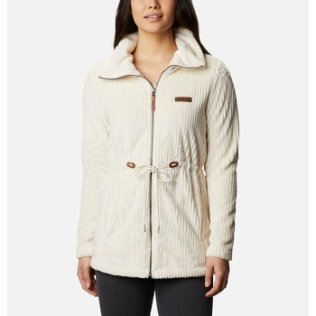 Columbia Ženske Jakne - Fire Side Long Full Zip Sherpa Fleece Prugice | QSGA-16420